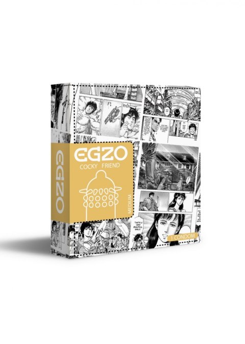 Prezerwatywy Egzo Lucky Dude z Wypustkami – Szczęśliwa Stymulacja