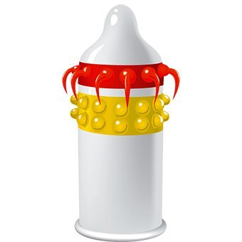 Prezerwatywy Egzo Lucky Dude z Wypustkami – Szczęśliwa Stymulacja