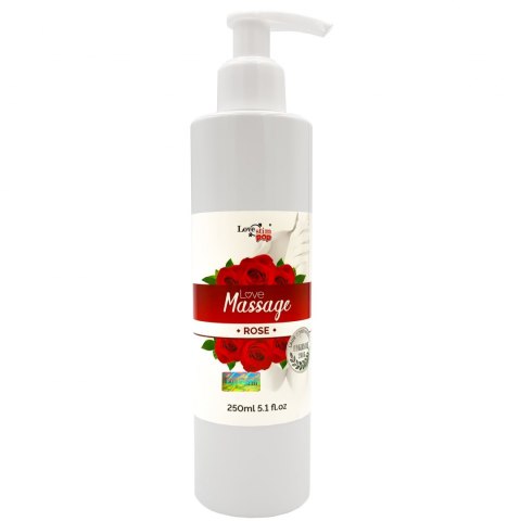 Różany Żel do Masażu i Lubrykant – Zmysłowy Zapach 250ml