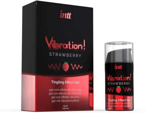 Strawberry Kiss – Wibrujący Żel Stymulujący z Aromatem Truskawki