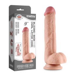 Realistyczne Dildo z Ruchomą Skórą – 24 cm Autentycznych Doznań