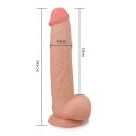 Realistyczne Dildo z Ruchomą Skórą – 24 cm Autentycznych Doznań