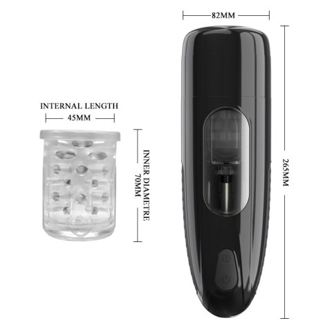 PRETTY LOVE MARLON – Automatyczny Masturbator Rotacyjny i Tłokowy USB Voice Control