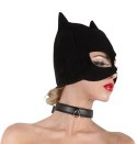 Czarna Maska Kota Bad Kitty – Unisex Fetysz i Tajemniczość