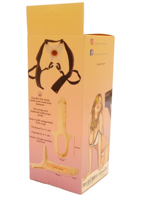 Strap-on Proteza Przedłużka Penisa 24cm na problem z erekcją