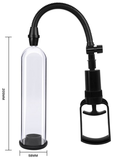 Pompka do Powiększania Penisa Powerpump MAX 0.2 Black&Clear