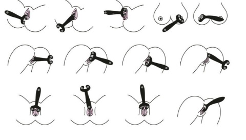 Wielofunkcyjny Wibrator dla Pań i Masażer dla Pana Endless Fun Multi  Black