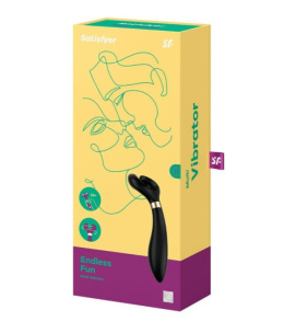 Wielofunkcyjny Wibrator dla Pań i Masażer dla Pana Endless Fun Multi  Black