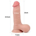 Realistyczne Dildo 19,8 cm z Ruchomą Skórą – Autentyczne Doznania