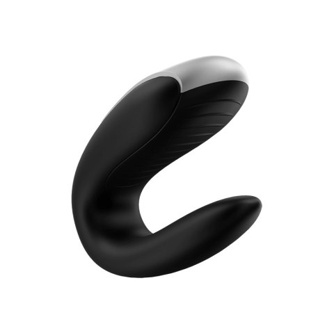 Satisfyer Double Fun – wibrator dla par z pilotem i aplikacją, czarny
