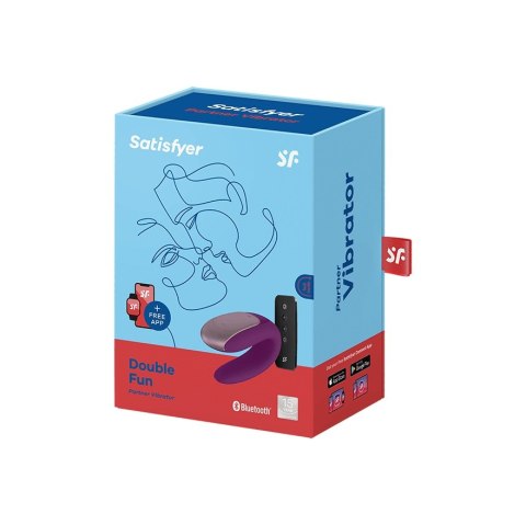 Double Fun – Masażer Wibracyjny w Kolorze Fioletowym