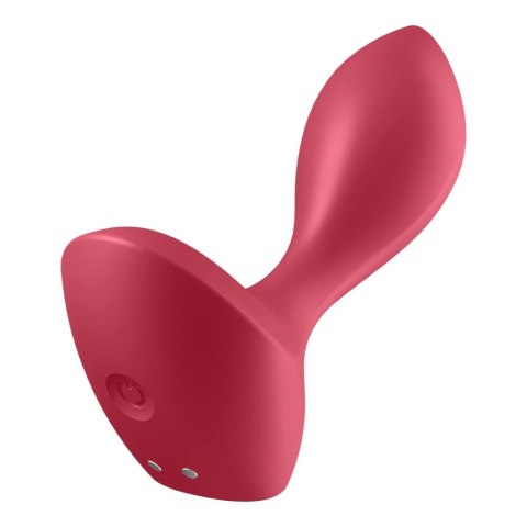 Satisfyer Backdoor Lover – Wibrator Analny z Silnym Silniczkiem, Czerwony
