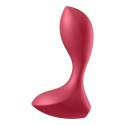Satisfyer Backdoor Lover – Wibrator Analny z Silnym Silniczkiem, Czerwony