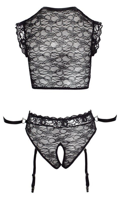 Komplet bielizny Cottelli Bondage M – Zmysłowy zestaw z ćwiekami i kajdankami Komplet bielizny Cottelli Bondage M – Zmysłowy zestaw z ćwiekami i kajdankami