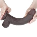 Realistyczne Dildo z Jądrami i Ruchomą Skórą – Intensywne Doznania 23 cm