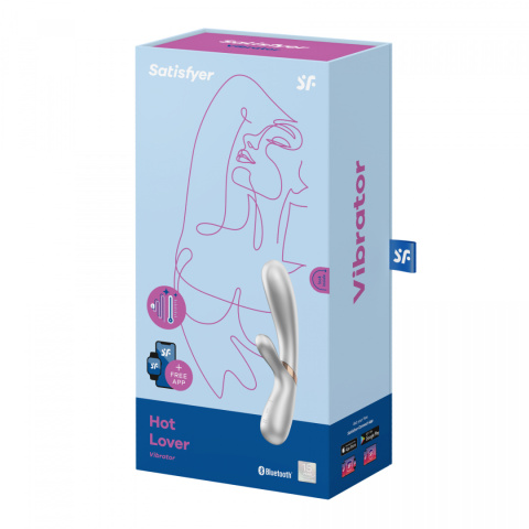 Hot Lover - Wibrator z Funkcją Ogrzewania i Stymulacji – Dodatkowa Funkcja Hot Lover - Wibrator z Funkcją Ogrzewania i Stymulacji – Dodatkowa Funkcja