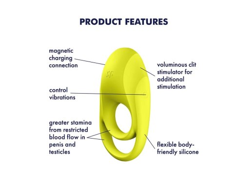 Wibrujący Pierścień na Penisa i Jądra Spectacular Duo – Podwójna Stymulacja