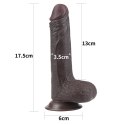 Realistyczne Dildo Lovetoy z Jądrami 17,5 cm – Elastyczne i Intensywne Doznania