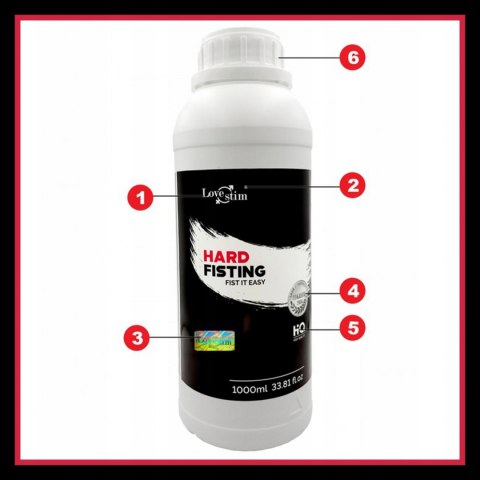 Hard Fisting 1000 ml - Profesjonalny Żel do Fistingu i Stosunku Analnego Hard Fisting 1000 ml - Profesjonalny Żel do Fistingu i Stosunku Analnego