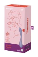 G-Spot Flex 5+ – Elastyczny Wibrator Satisfyer w Kolorze Lila z Aplikacją Connect