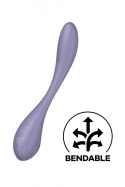 G-Spot Flex 5+ – Elastyczny Wibrator Satisfyer w Kolorze Lila z Aplikacją Connect