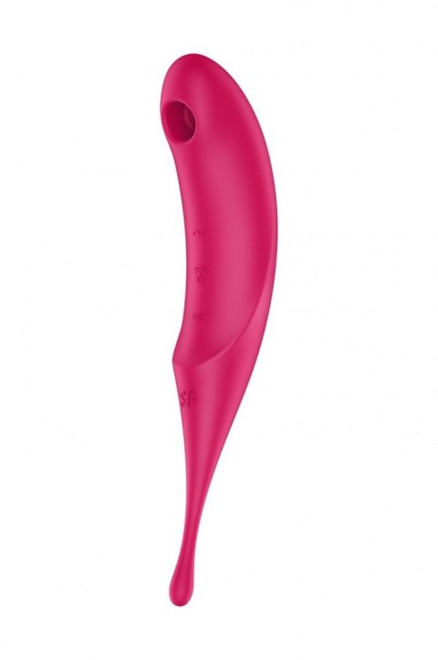 Satisfyer Twirling Pro Red – Wibrator z falą powietrza