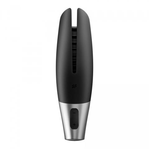 Satisfyer Power Masturbator Black Silver – Inteligentna Stymulacja Sterowana Smartfonem