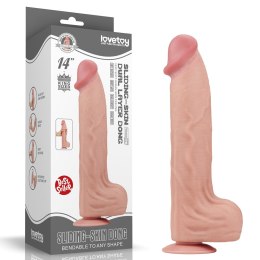 Ogromne Dildo z Ruchomą Skórą 36 cm – Naturalne Doznania