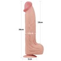 Ogromne Dildo z Ruchomą Skórą 36 cm – Naturalne Doznania