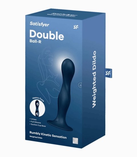 Double Ball-R Dark Blue – Dildo Premium Dual Curve Edition
