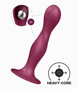 Satisfyer Double Ball-R - czerwony masażer wibrujący