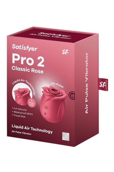 Śliczny Masażer Łechtaczki Pro 2 Classic Rose