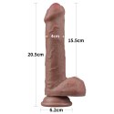 Dwuwarstwowe Ultra Miękkie Dildo 27,5 cm – Realistyczne Wrażenia