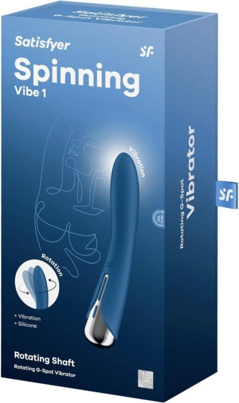 Satisfyer Spinning Vibe 1 Blue – Rotacyjny Wibrator Premium do Punktu G