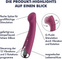 Satisfyer Spinning G-Spot 1 – Czerwony Wibrator z Rotacją do Stymulacji Punktu G