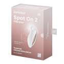 Satisfyer Spot On 2 White – Mocny Wibrator Nakładany do Stymulacji Łechtaczki