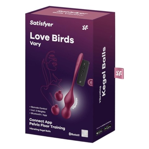 Kulki Gejszy Love Birds Vary z Wibracjami – Sterowanie Pilotem i Smartfonem