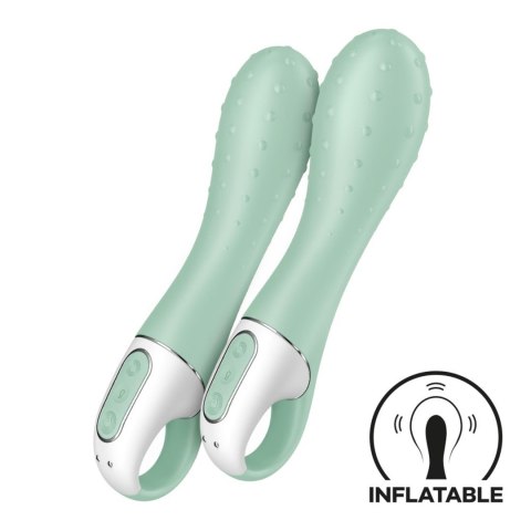 Miętowa Chmura Air Pulse – Wibrator z funkcją pompowania