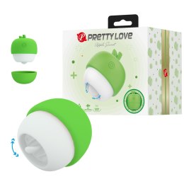 Pretty Love Apple Secret Green – stymulator łechtaczki z języczkiem, 12 trybów
