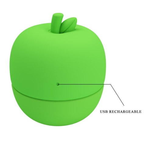 Pretty Love Apple Secret Green – stymulator łechtaczki z języczkiem, 12 trybów