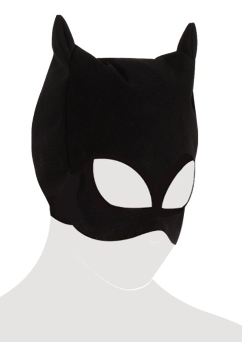 Czarna Maska Kota Bad Kitty – Unisex Fetysz i Tajemniczość