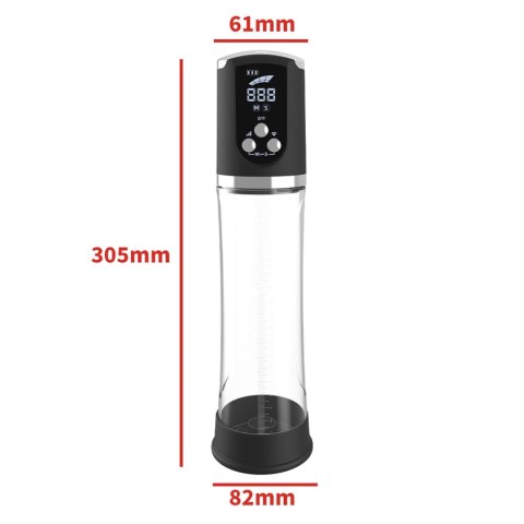 Pompka do Powiększania Penisa PASSION PUMP, PREMIUM RECHARGEABLE AUTOMATIC WATERPROOF LCD PUMP