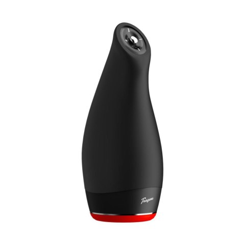 Teazers Heating Oral Masturbator Black – Podgrzewany Masturbator Męski Premium