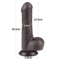 Lovetoy Black Desire 18,3 cm – Czarne Dildo z Przyssawką Premium