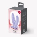 FUN FACTORY Ryde Lavender – podwójne dildo z przyssawką do stymulacji zewnętrznej i wewnętrznej