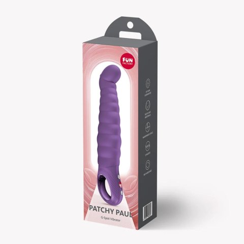 FUN FACTORY Patchy Paul Dark Violet – elastyczny wibrator do punktu G