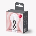 Fun Factory Smartballs Duo Black – Podwójne Kulki Gejszy do Treningu Mięśni Kegla