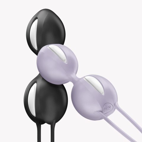 Fun Factory Smartballs Duo Lavender – Podwójne Kulki Gejszy do Treningu Mięśni Kegla