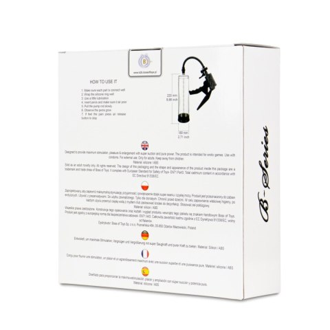 Pompka do Powiększania Penisa Powerpump PRO 02 - Clear