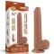 LoveToy Sliding Skin 9" – Realistyczne Dildo Dwuwarstwowe z Przyssawką